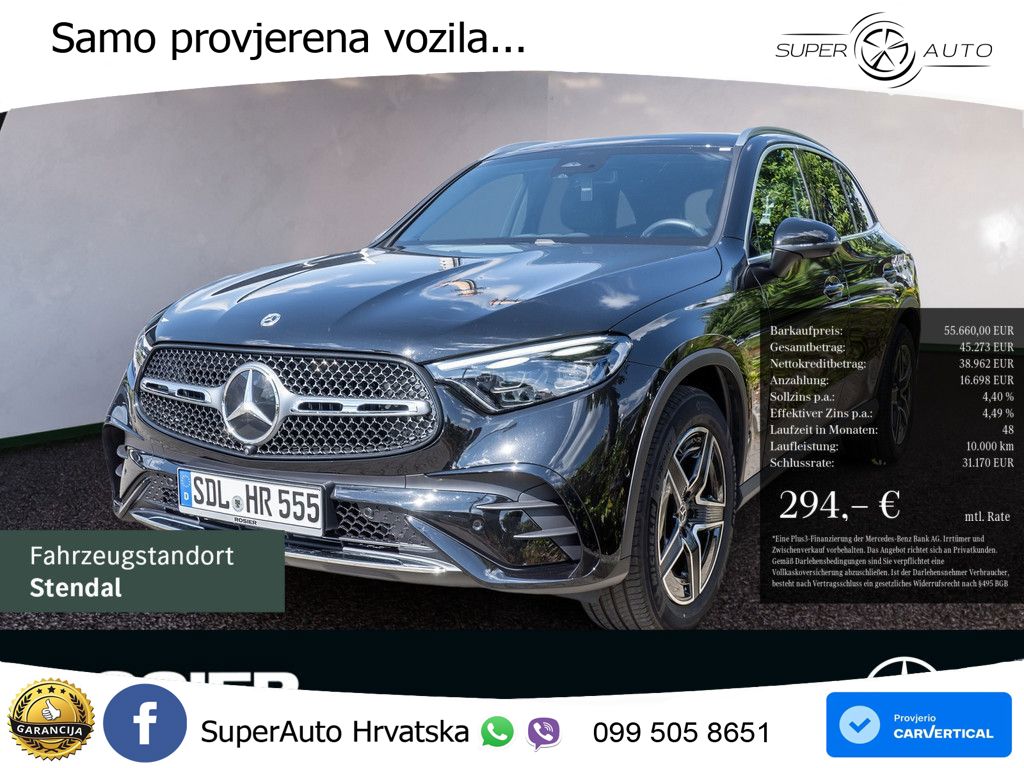 Mercedes GLC 220d (197 KS) 4MATIC 9G-TRONIC AMG LED+GR SJED+ACC