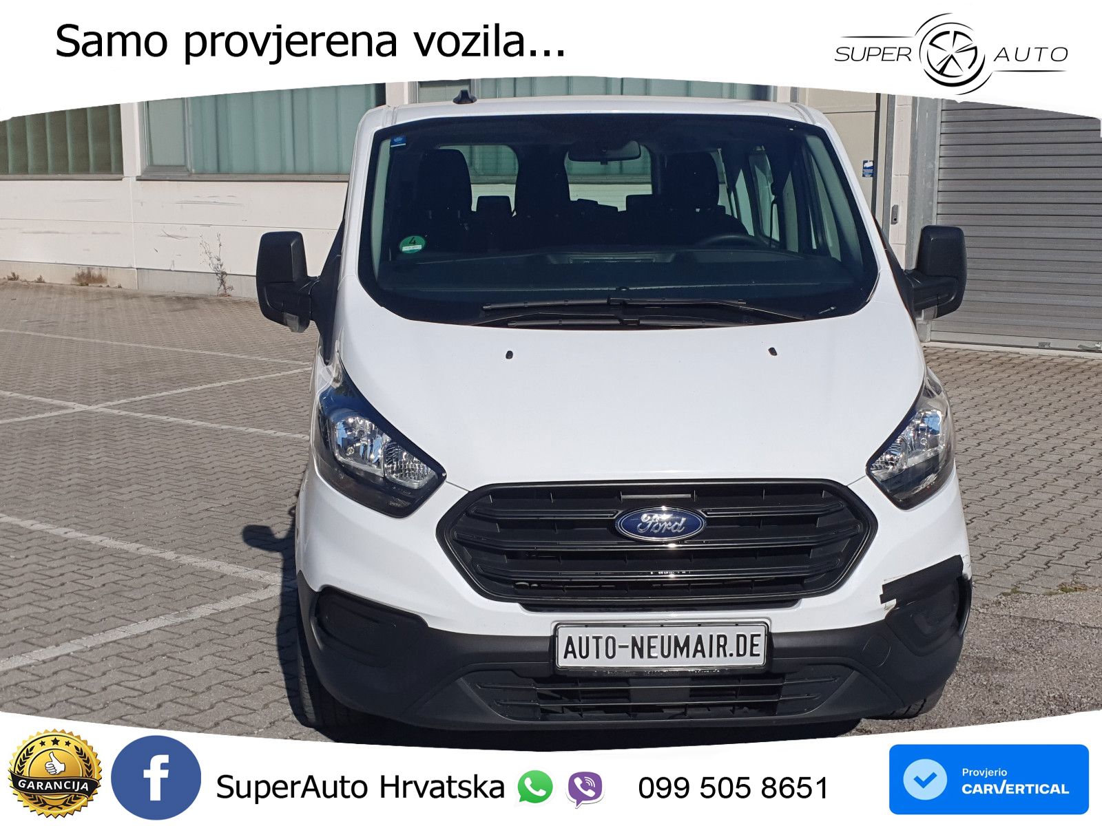Ford Transit Custom 2.0 TDCI  *Klima / 9-Sitzer* 105 KS