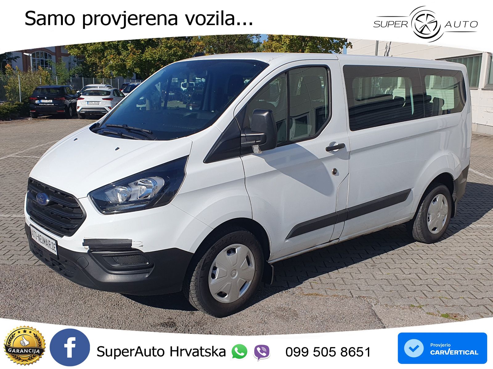 Ford Transit Custom 2.0 TDCI  *Klima / 9-Sitzer* 105 KS