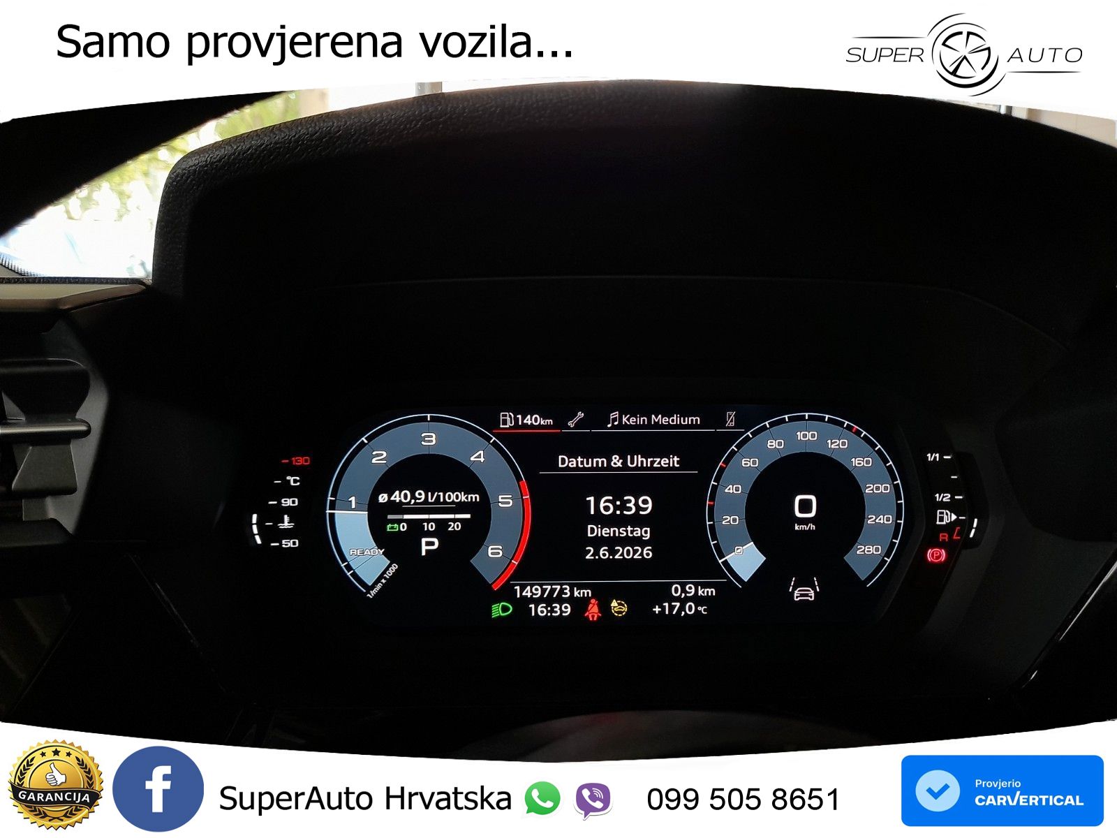 Audi A3 35 TDI (150 KS) S tronic
