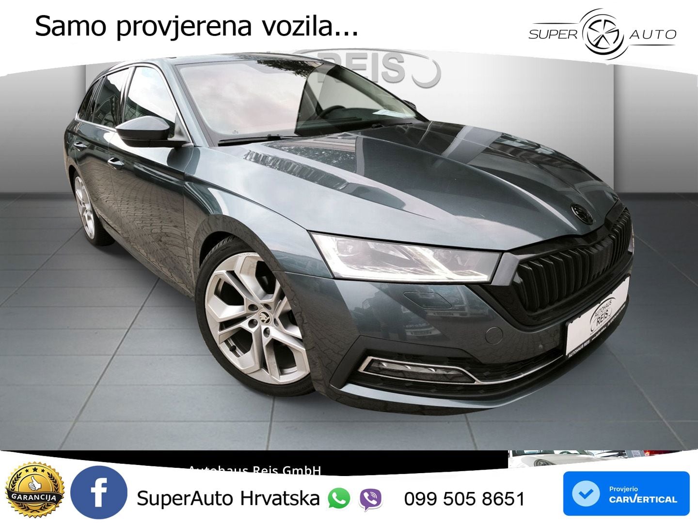 Škoda Octavia Combi 2.0 TDI (150 KS) DSG LED+GR SJED+ACC