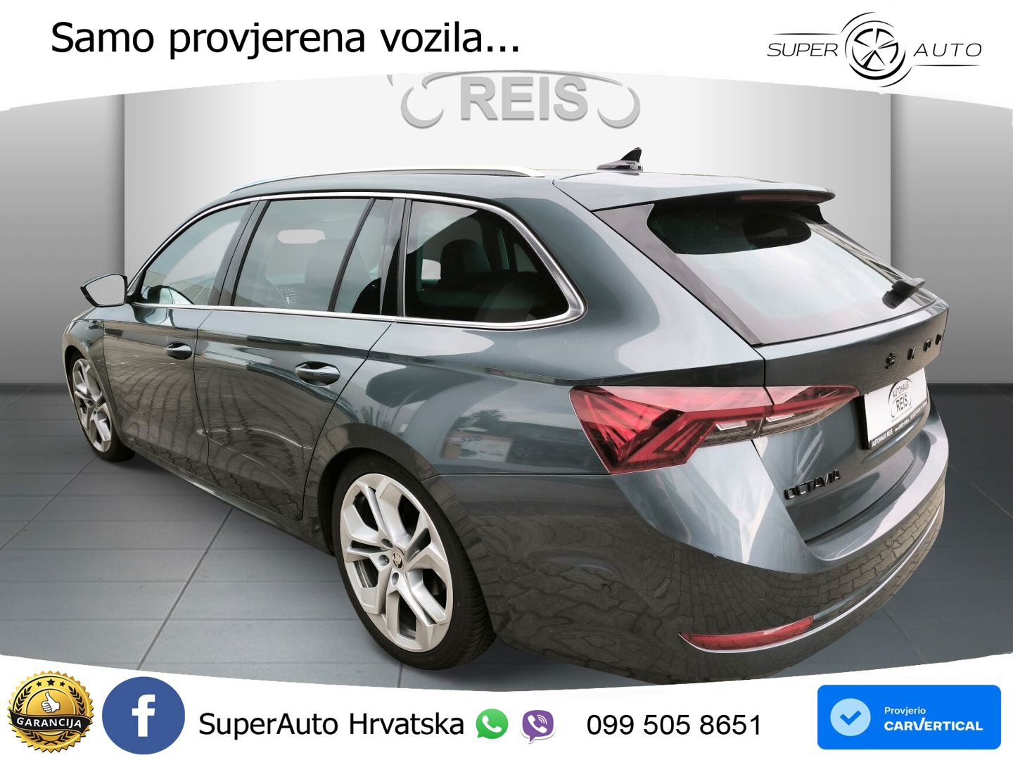 Škoda Octavia Combi 2.0 TDI (150 KS) DSG LED+GR SJED+ACC