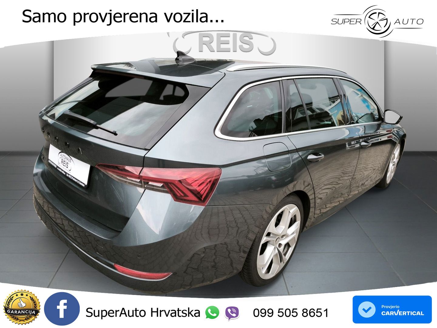 Škoda Octavia Combi 2.0 TDI (150 KS) DSG LED+GR SJED+ACC