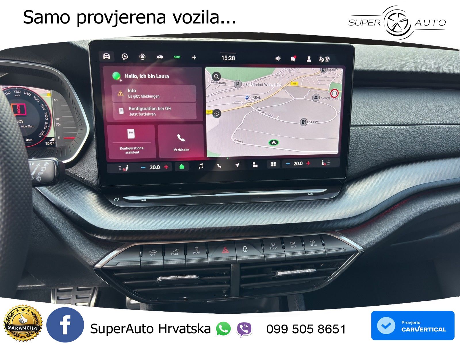 Škoda Octavia Combi 2.0 TDI (150 KS) DSG SportLine MATRIX+GR SJED+KAM