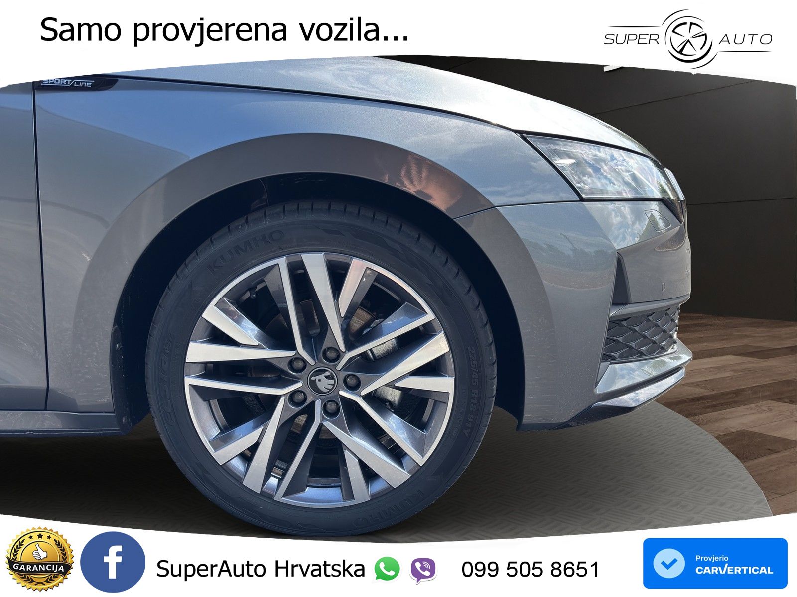 Škoda Octavia Combi 2.0 TDI (150 KS) DSG SportLine MATRIX+GR SJED+KAM