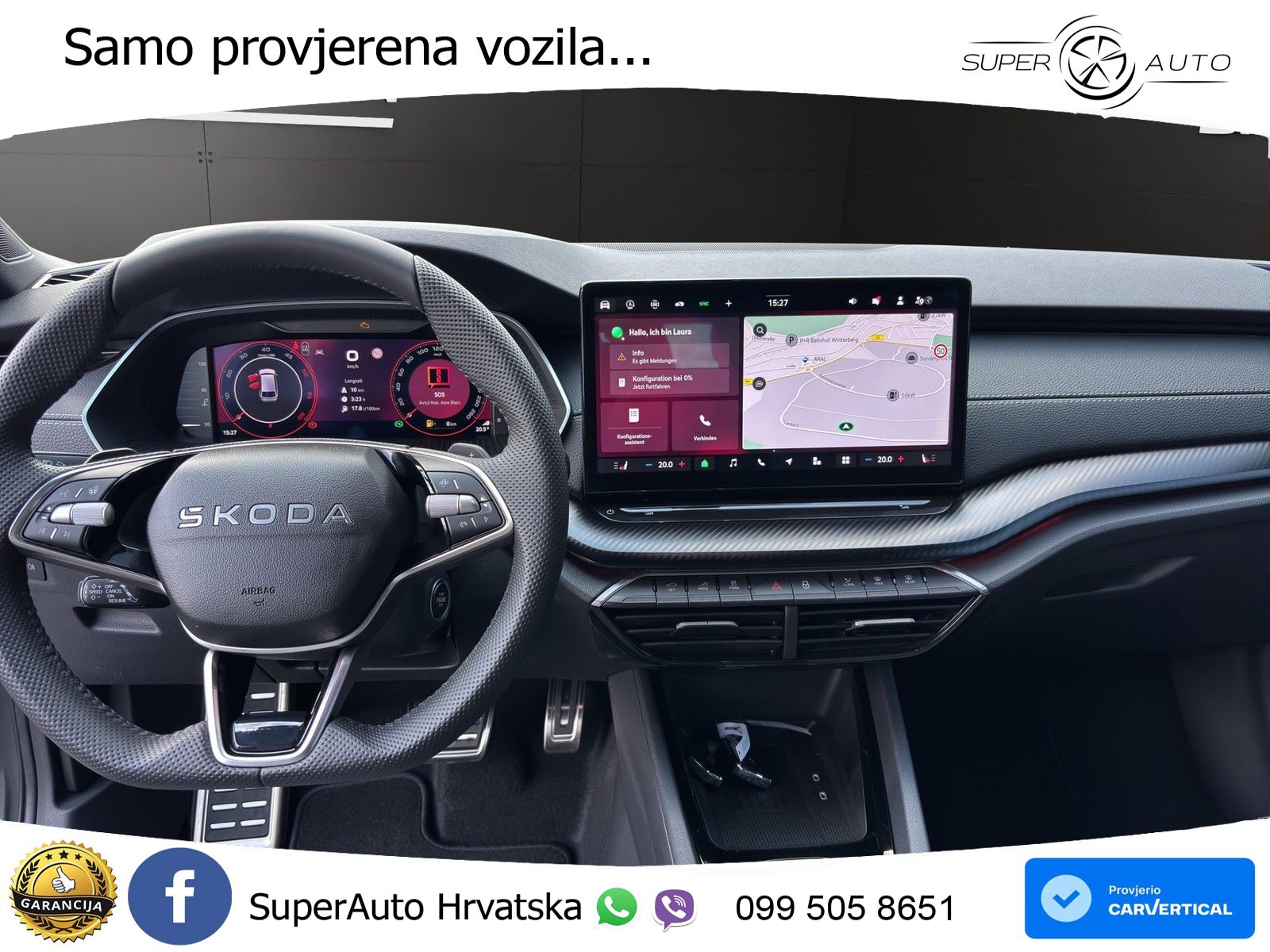 Škoda Octavia Combi 2.0 TDI (150 KS) DSG SportLine MATRIX+GR SJED+KAM