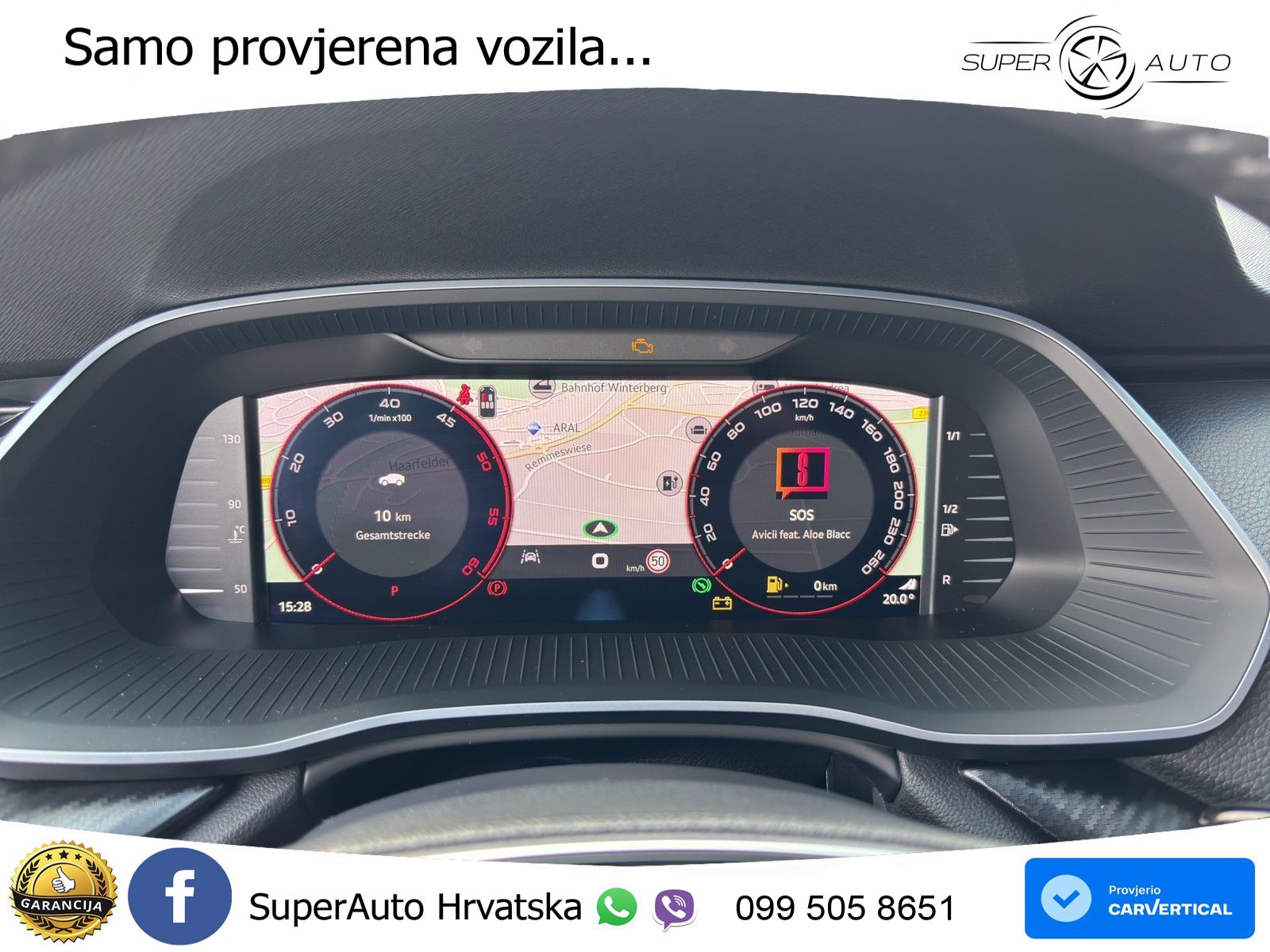 Škoda Octavia Combi 2.0 TDI (150 KS) DSG SportLine MATRIX+GR SJED+KAM