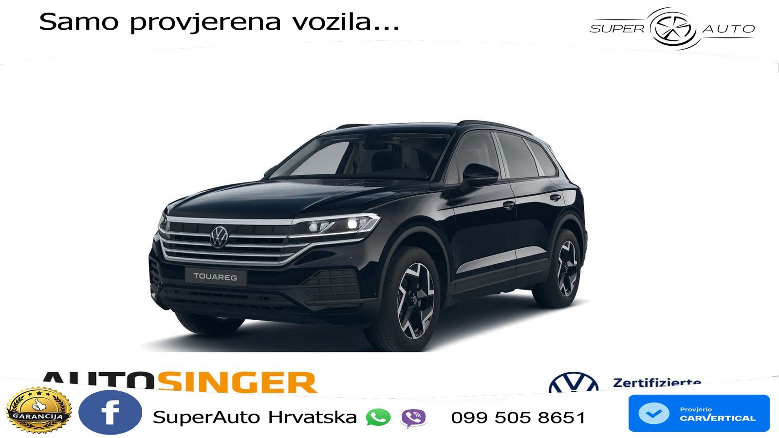 Volkswagen Touareg 3.0 V6 TDI (231 KS) 4MOTION Tiptronic ZRAČNI+ACC+GR SJED+KAM