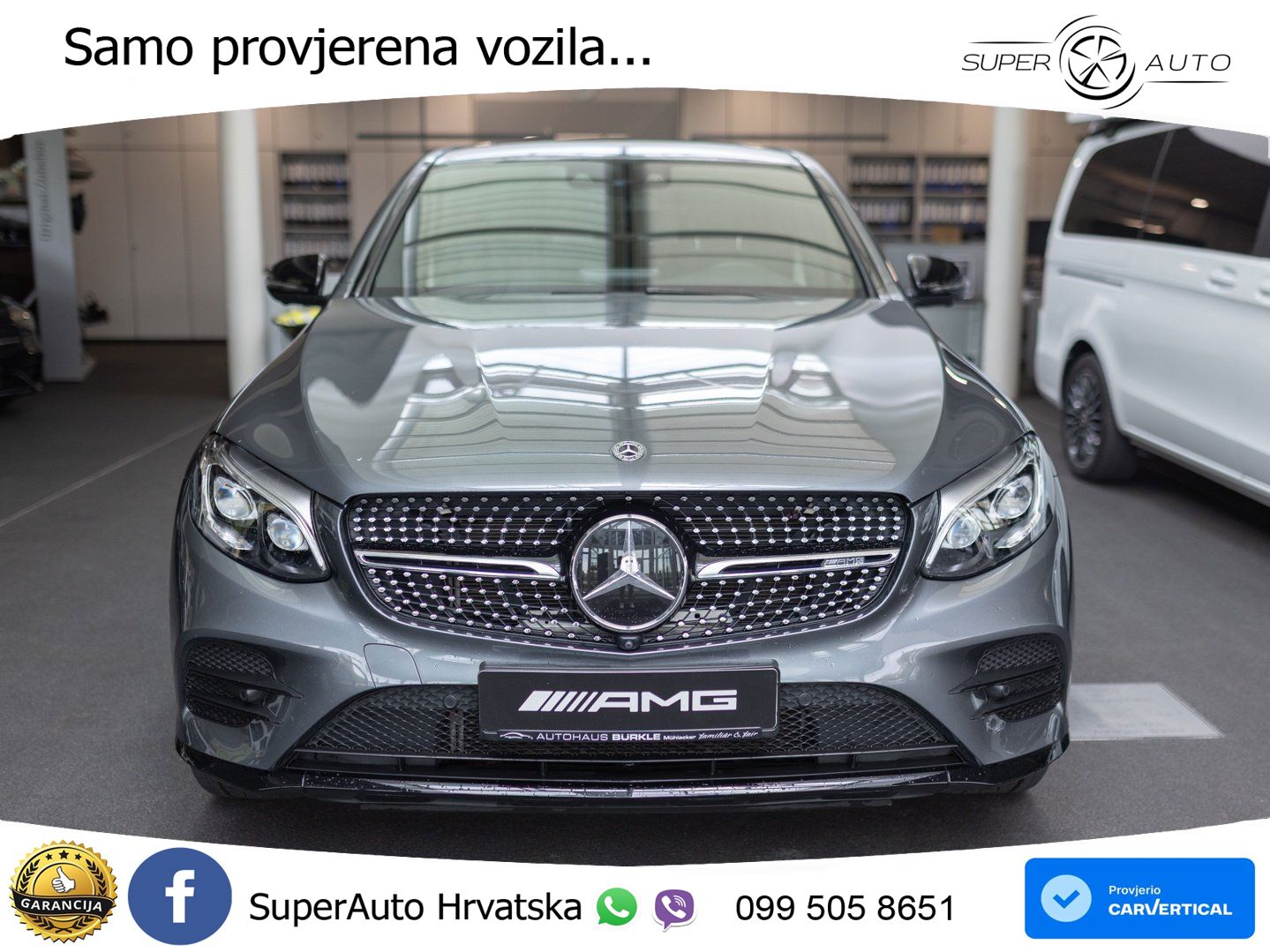 Mercedes GLC Coupe AMG 43 (367 KS) 4MATIC G-TRONIC ZRAČNI+ACC+GR SJED+KAM