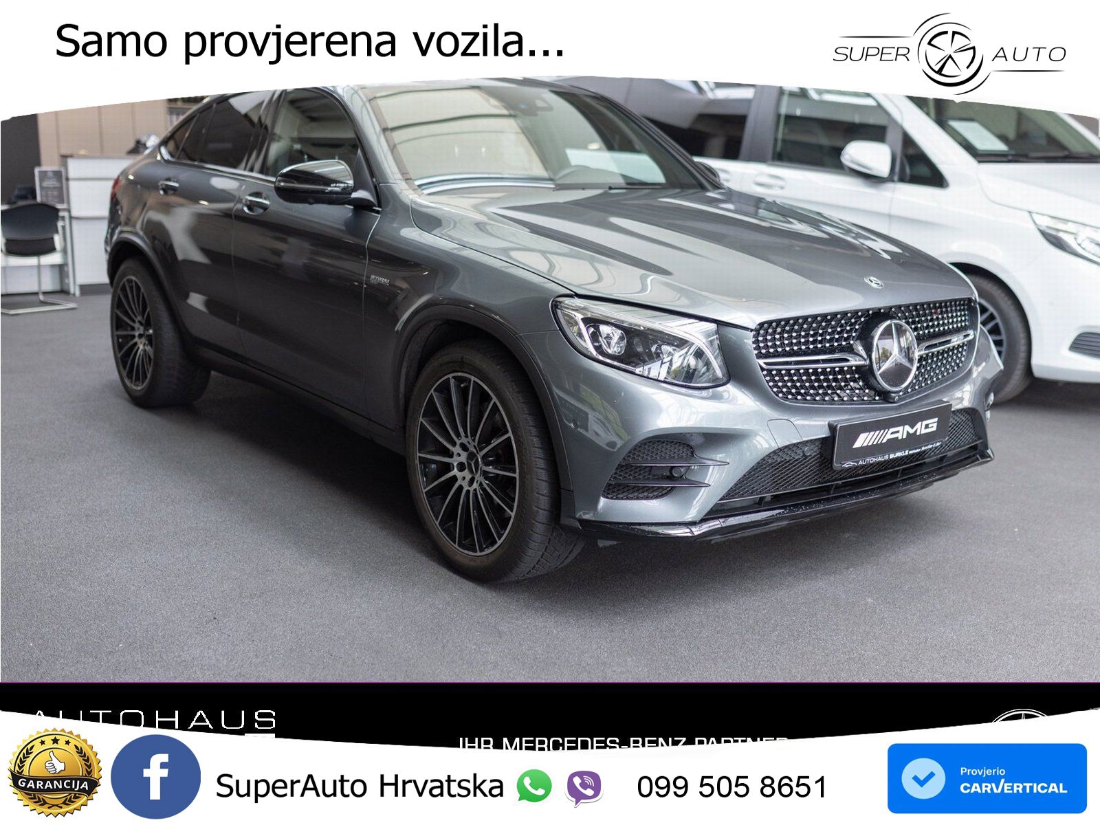 Mercedes GLC Coupe AMG 43 (367 KS) 4MATIC G-TRONIC ZRAČNI+ACC+GR SJED+KAM