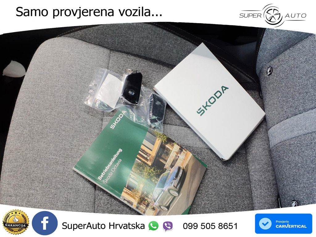 Škoda Octavia Combi 2.0 TDI (150 KS) DSG LED+GR SJED+ACC