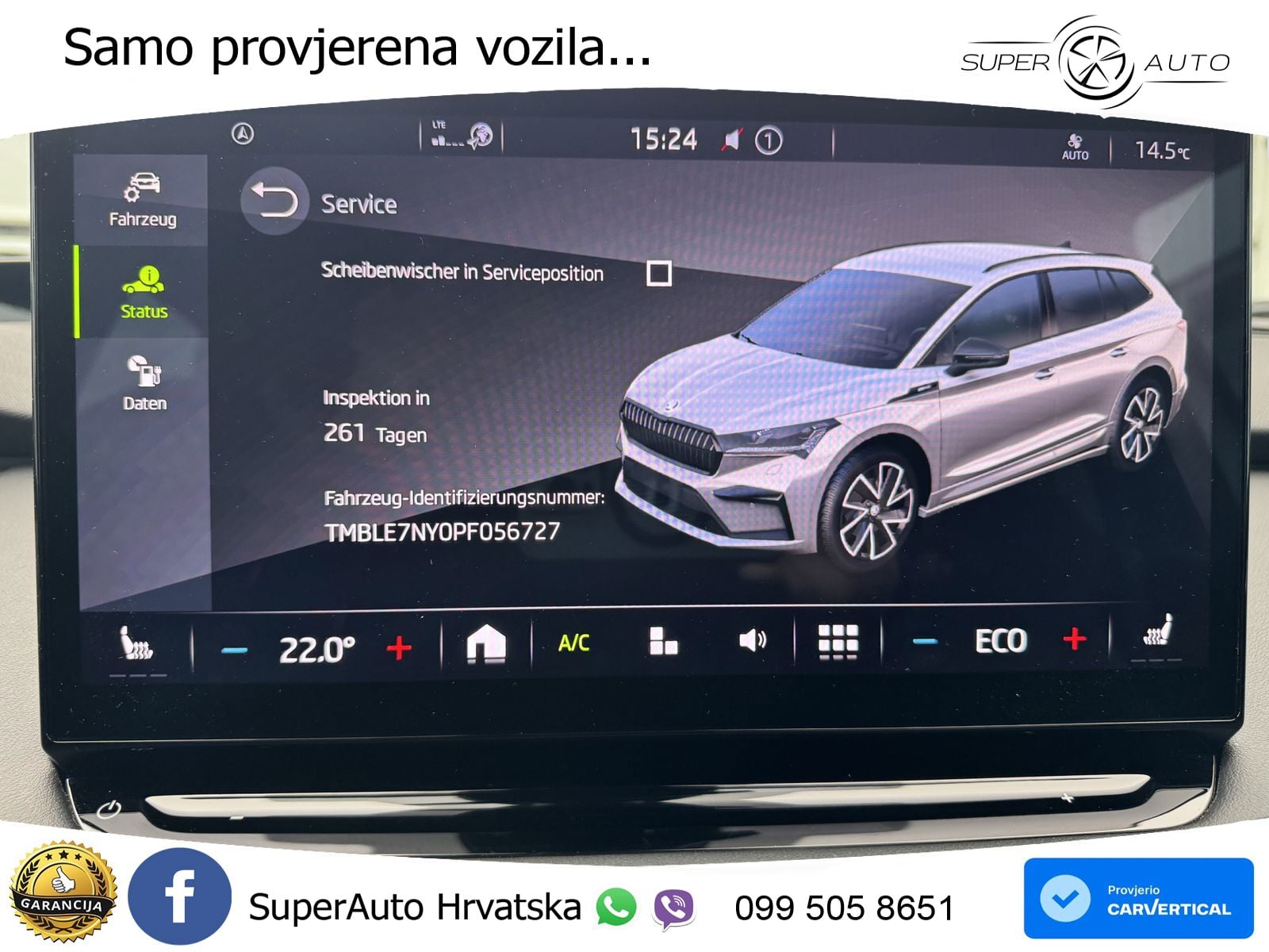 Škoda Enyaq iV 80x 82 kWh (265 KS) AWD SportLine