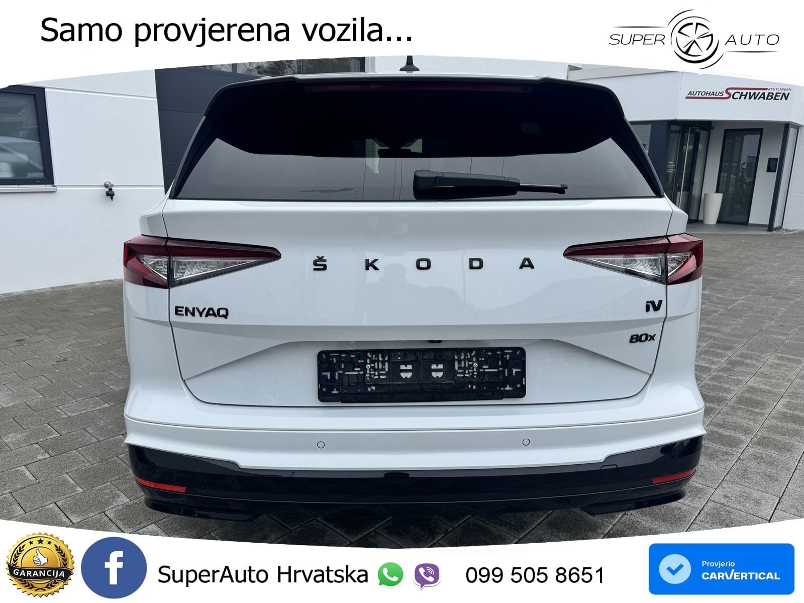 Škoda Enyaq iV 80x 82 kWh (265 KS) AWD SportLine