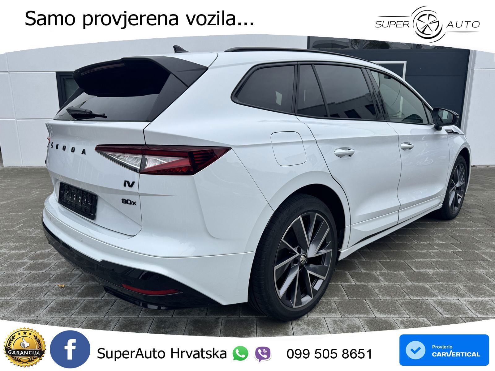 Škoda Enyaq iV 80x 82 kWh (265 KS) AWD SportLine