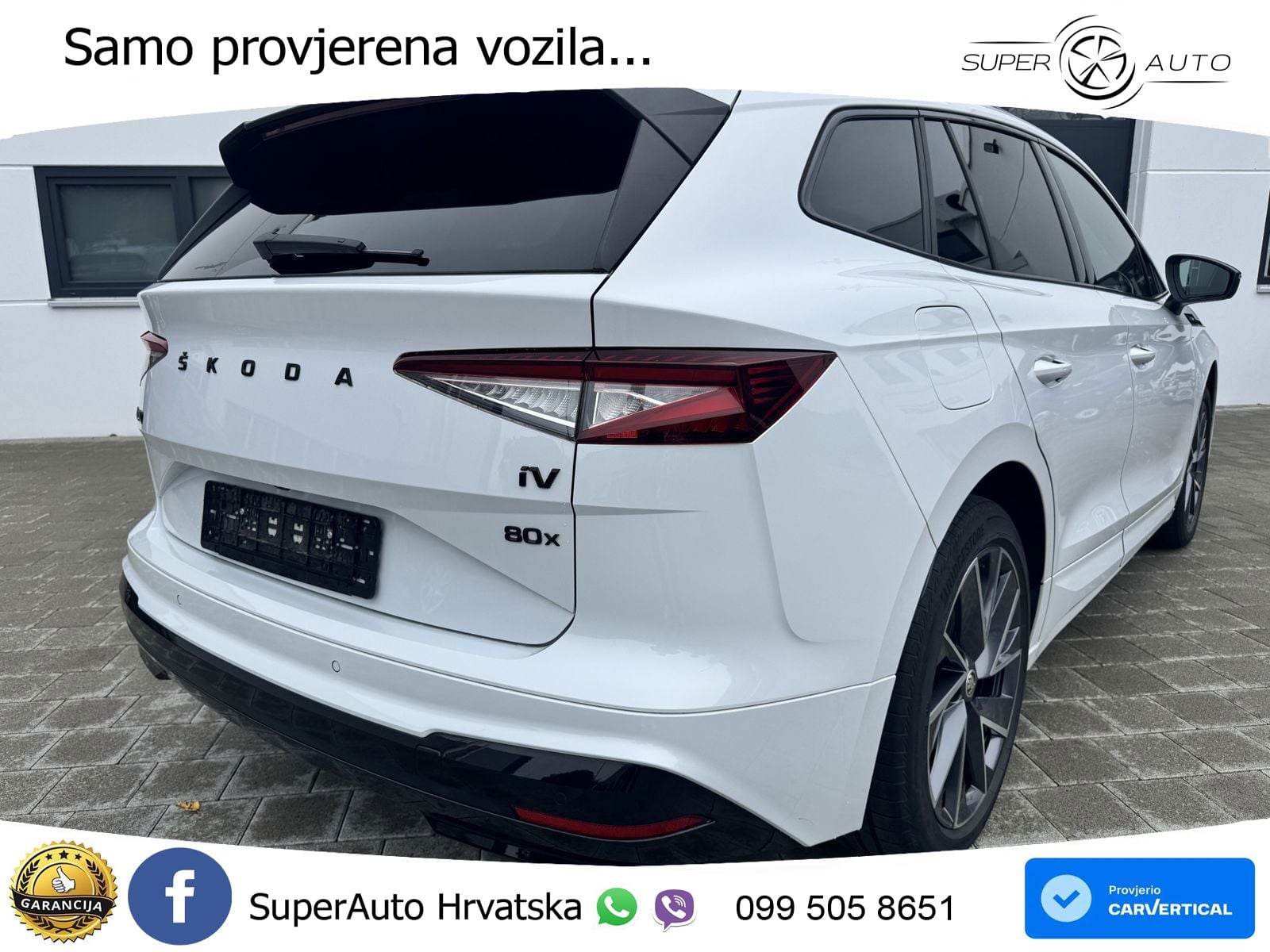 Škoda Enyaq iV 80x 82 kWh (265 KS) AWD SportLine