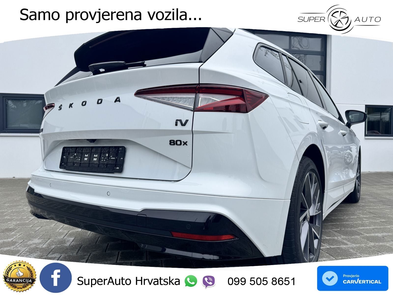 Škoda Enyaq iV 80x 82 kWh (265 KS) AWD SportLine