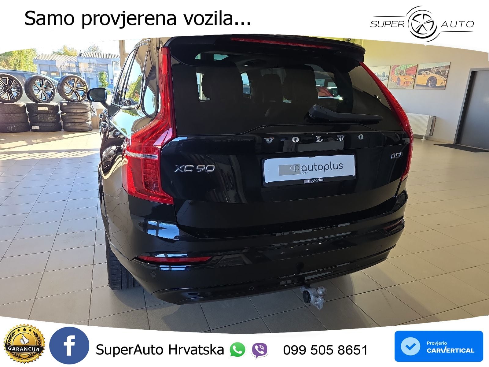 Volvo XC90 2.0 B5 Diesel AWD Automatic ACC+HEAD+4xGR SJED+360+PANO