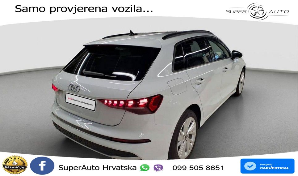 Audi A3 Sportback 40 TFSI e (204 KS) Plug-in Hybrid S tronic advanced LED+GR SJED+ACC