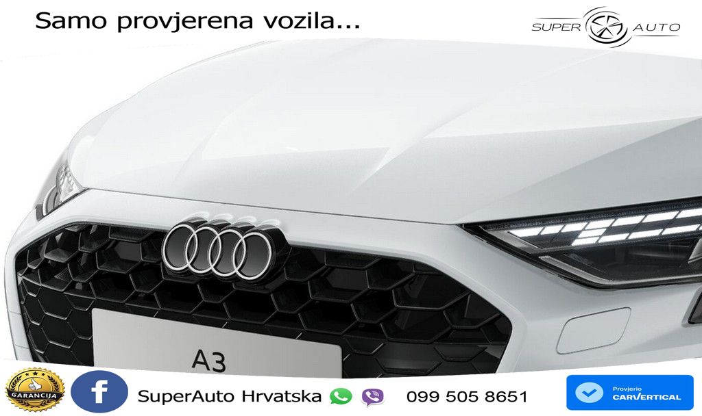 Audi A3 Sportback 40 TFSI e (204 KS) Plug-in Hybrid S tronic advanced LED+GR SJED+ACC