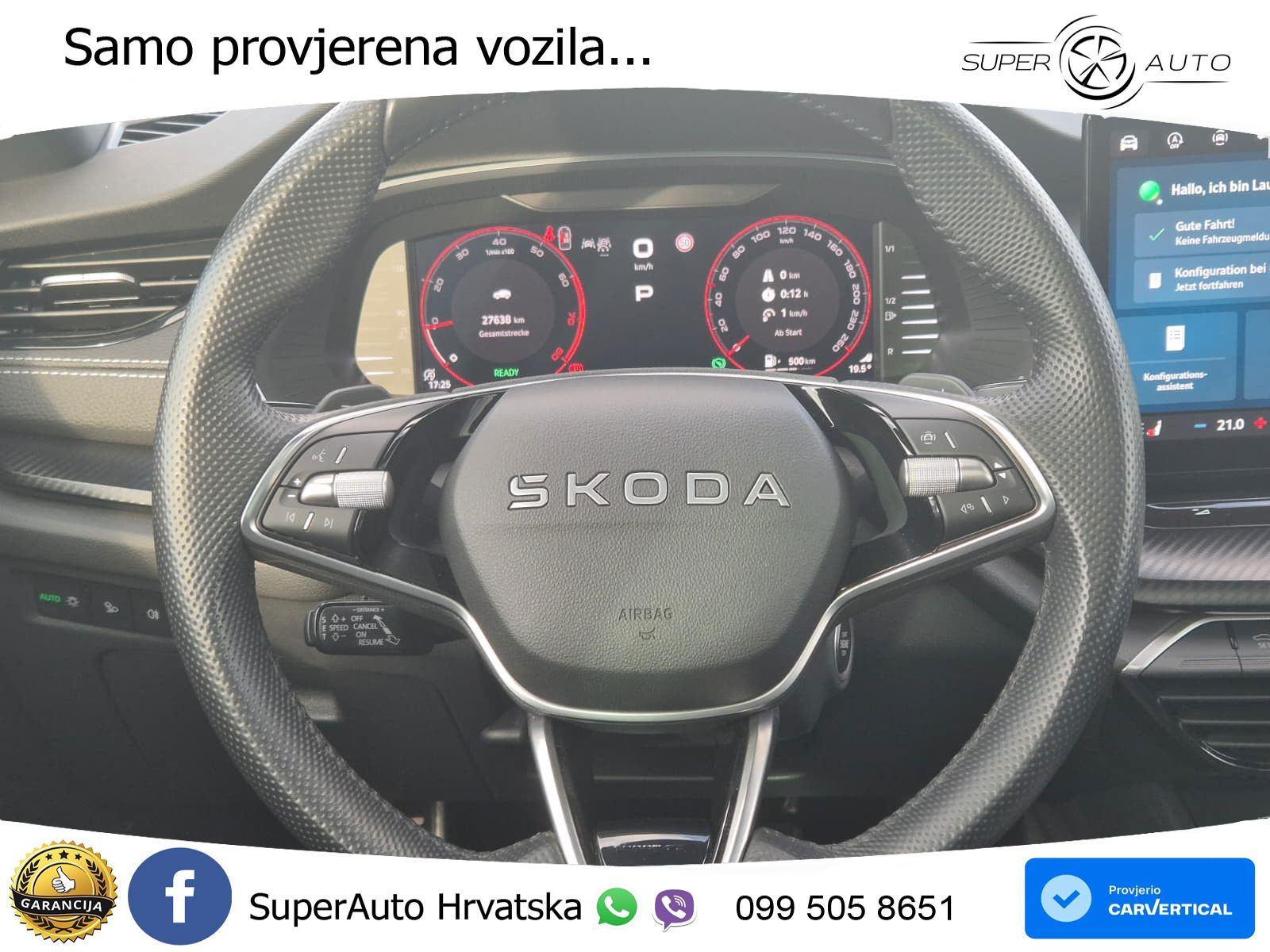 Škoda Octavia Combi 1.5 TSI (150 KS) DSG SportLine LED+GR SJED+ACC