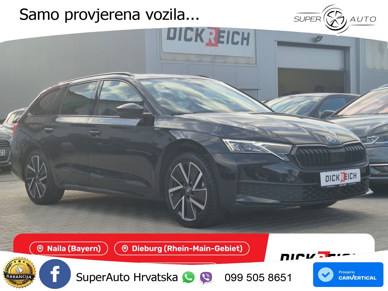 Škoda Octavia Combi 1.5 TSI (150 KS) DSG SportLine LED+GR SJED+ACC