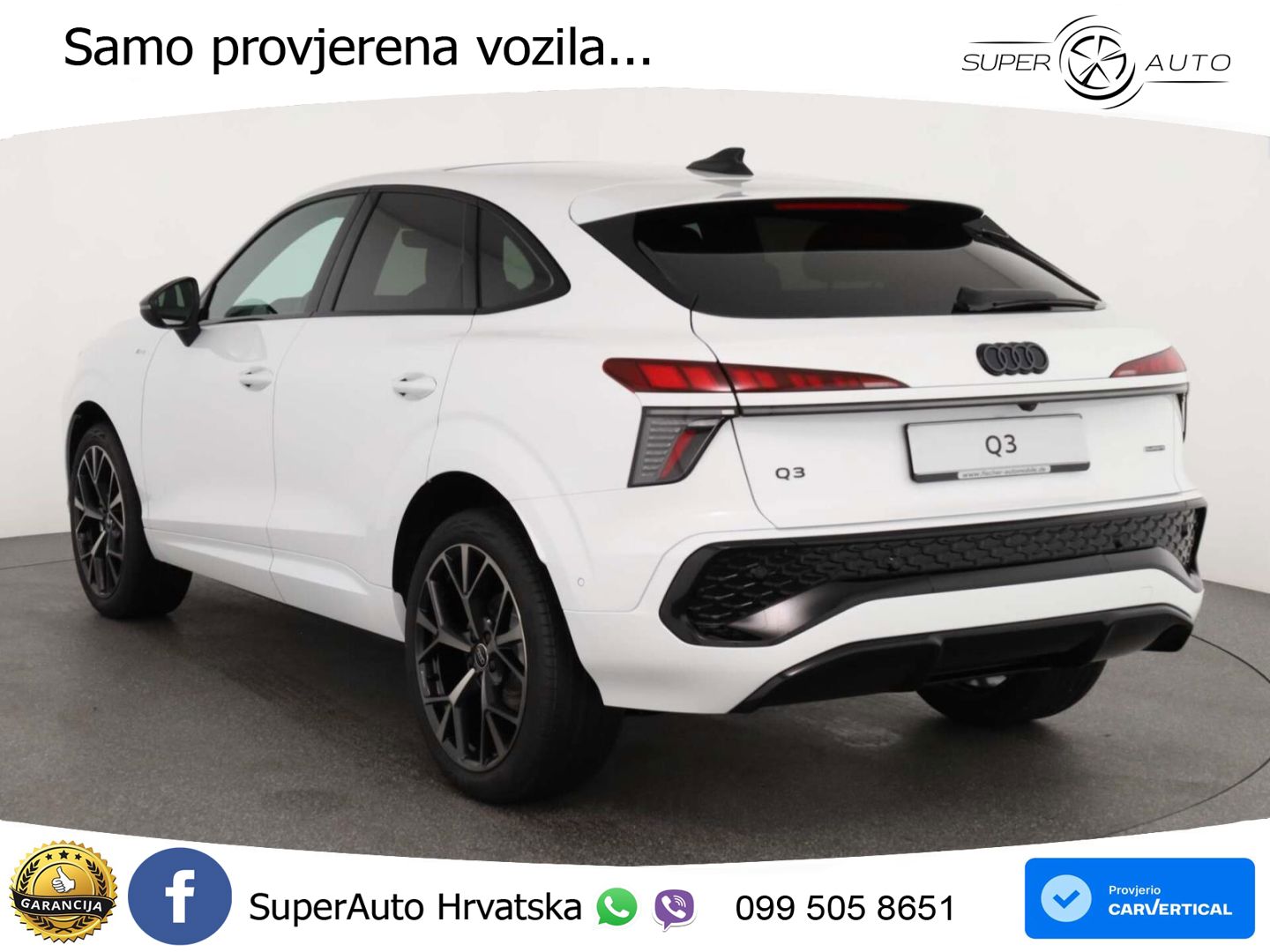 Audi Q3 III Sportback 2.0 TFSI (204 KS) quattro S tronic S line LED+GR SJED+ACC