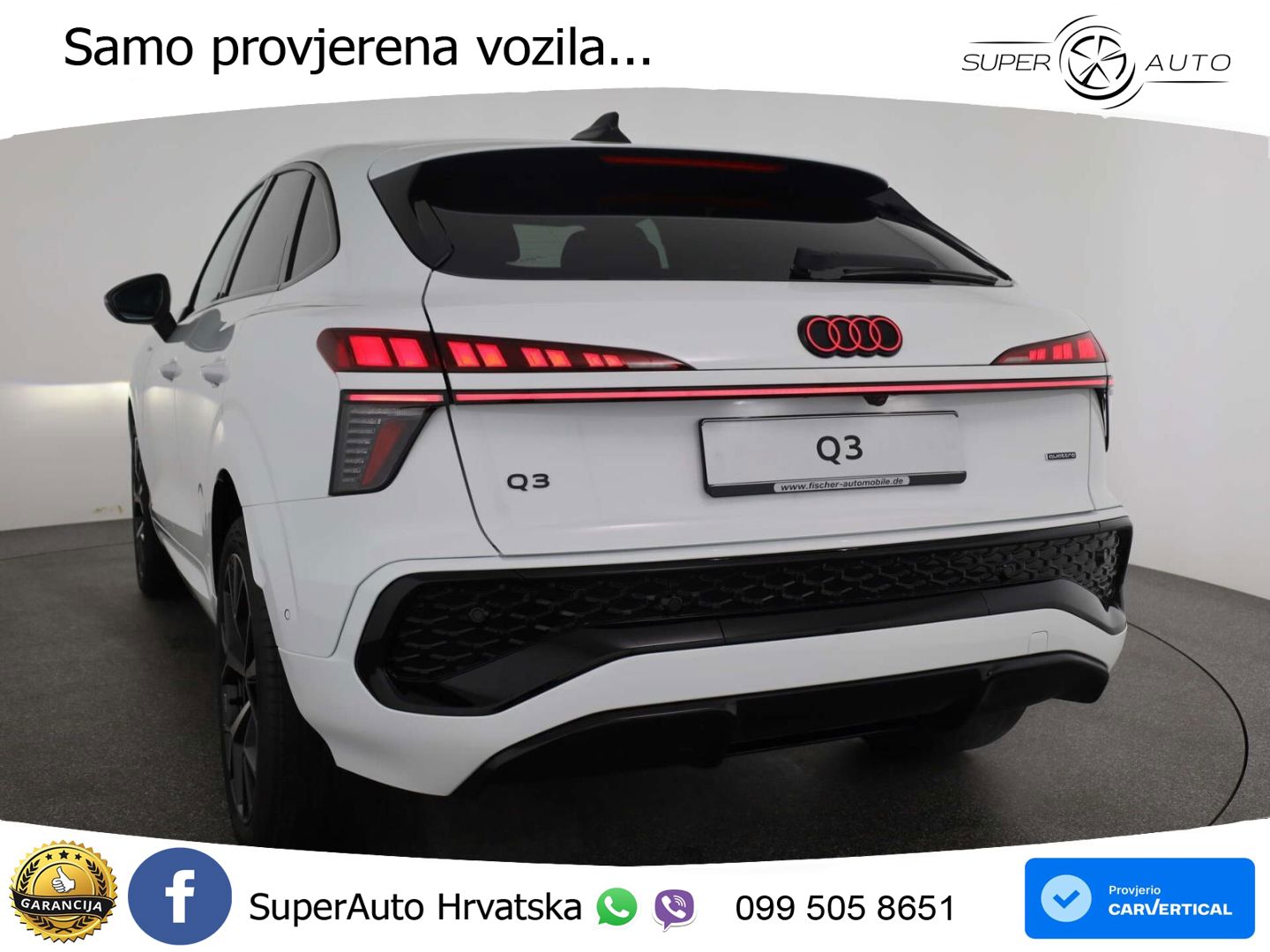 Audi Q3 III Sportback 2.0 TFSI (204 KS) quattro S tronic S line LED+GR SJED+ACC