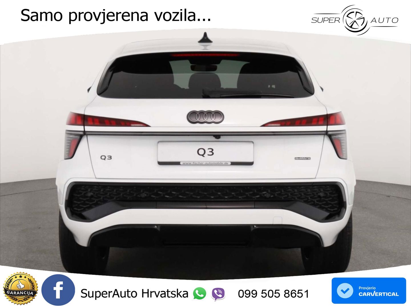 Audi Q3 III Sportback 2.0 TFSI (204 KS) quattro S tronic S line LED+GR SJED+ACC