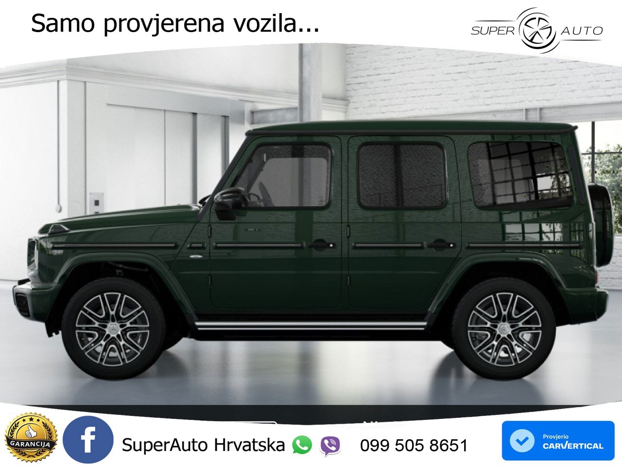 Mercedes G 580 EQ Long 116 kWh (587 KS) 4MATIC Superior LED+ACC