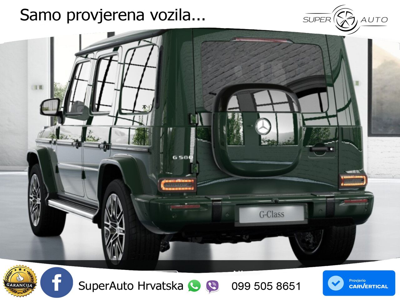 Mercedes G 580 EQ Long 116 kWh (587 KS) 4MATIC Superior LED+ACC
