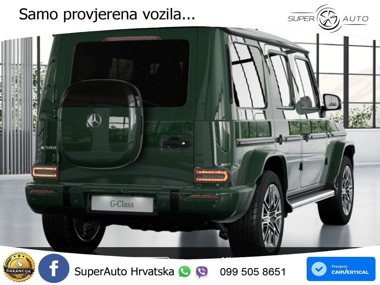 Mercedes G 580 EQ Long 116 kWh (587 KS) 4MATIC Superior LED+ACC