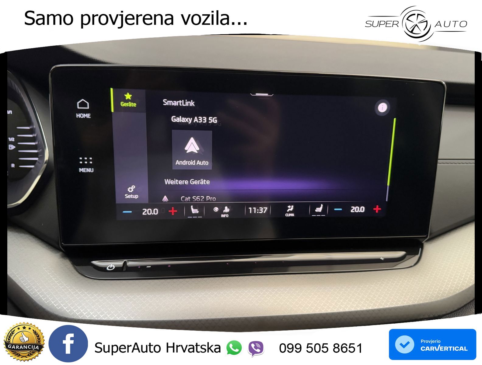 Škoda Octavia Combi 2.0 TDI (150 KS) DSG LED+GR SJED+ACC
