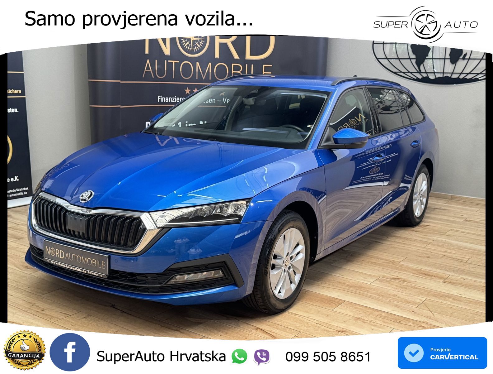 Škoda Octavia Combi 2.0 TDI (150 KS) DSG LED+GR SJED+ACC