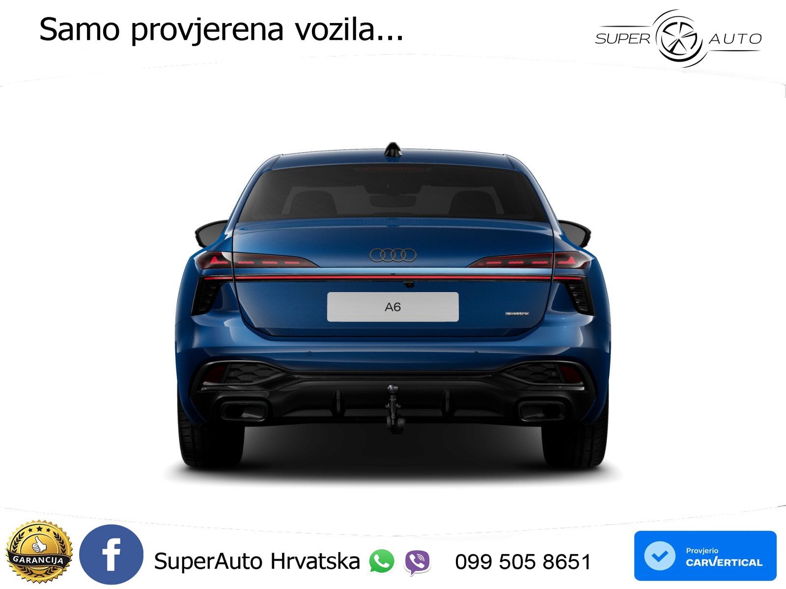 Audi A6 3.0 TFSI V6 (367 KS) quattro S tronic 2x S line LED+GR SJED+ACC