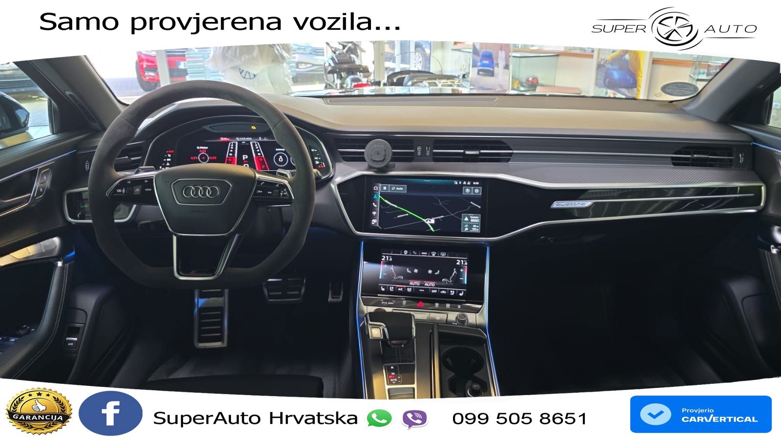 Audi RS6 Avant 4.0 TFSI V8 (600 KS) quattro Tiptronic Kuka LED+GR SJED+ACC
