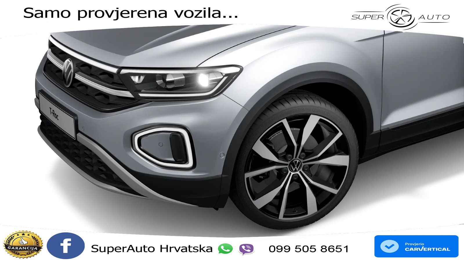 Volkswagen T-Roc 1.5 TSI (150 KS) DSG LED+GR SJED+ACC