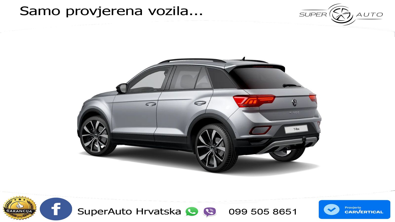 Volkswagen T-Roc 1.5 TSI (150 KS) DSG LED+GR SJED+ACC