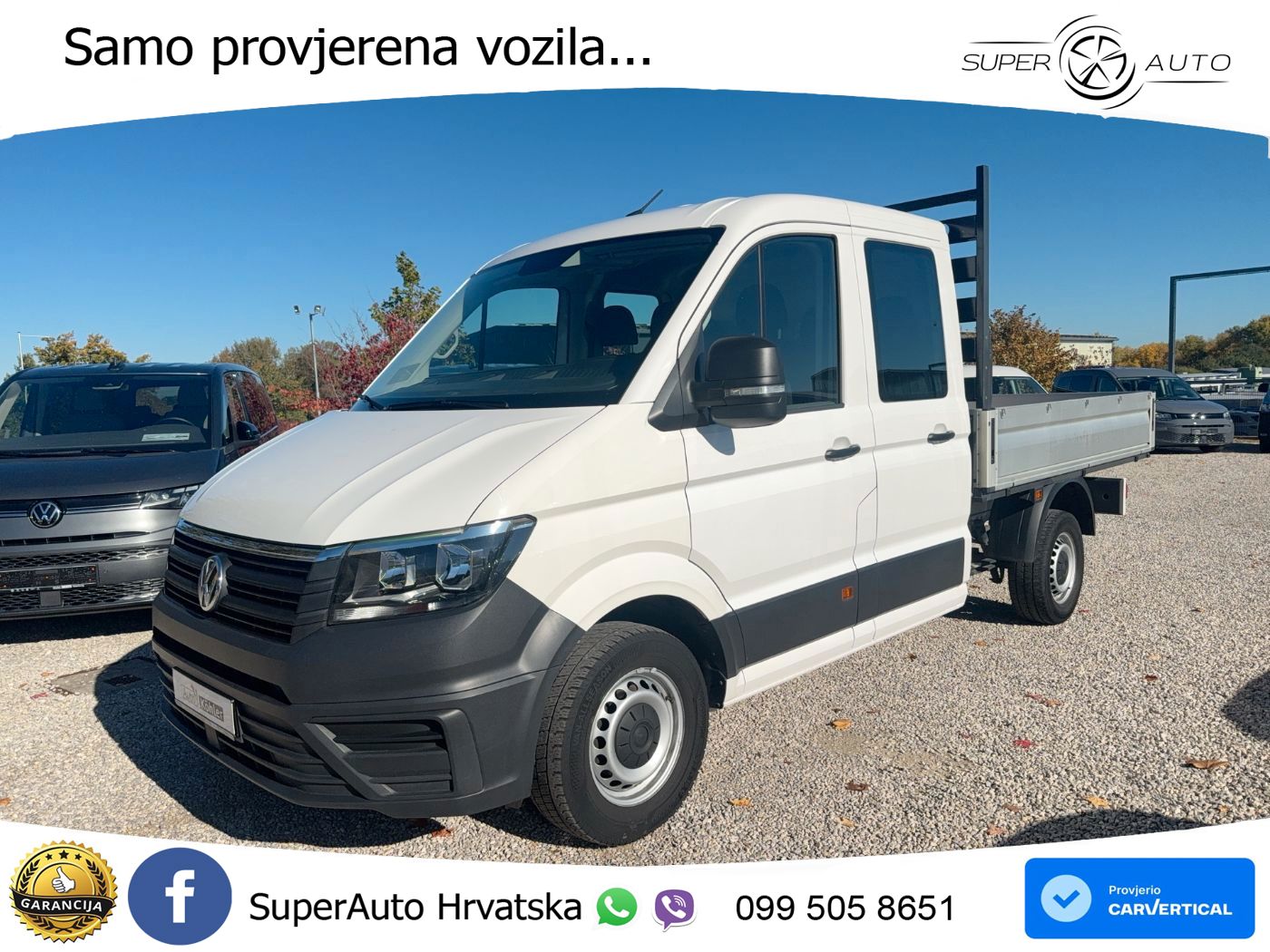 Volkswagen Crafter 35 Doppelkabine MR 7 SItzer AHK StHz 140 KS