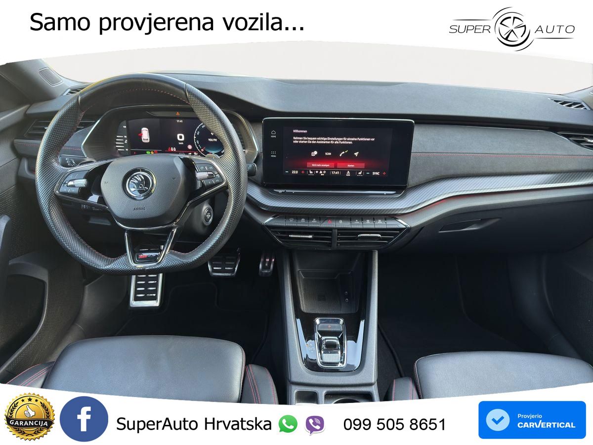 Škoda Octavia Combi RS 2.0 TDI (200 KS) DSG MATRIX+GR SJED+KAM