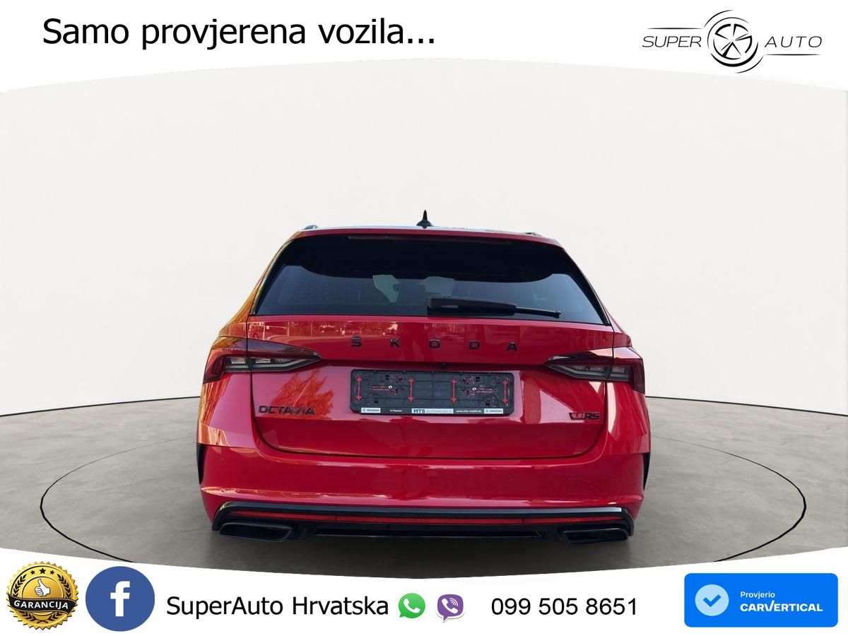 Škoda Octavia Combi RS 2.0 TDI (200 KS) DSG MATRIX+GR SJED+KAM