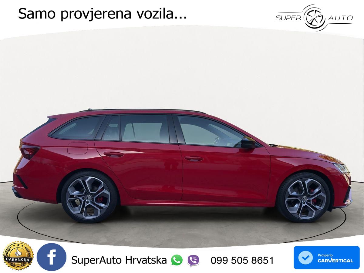 Škoda Octavia Combi RS 2.0 TDI (200 KS) DSG MATRIX+GR SJED+KAM