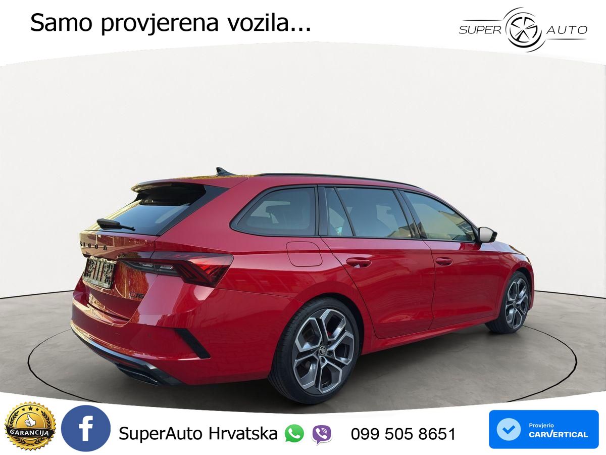 Škoda Octavia Combi RS 2.0 TDI (200 KS) DSG MATRIX+GR SJED+KAM