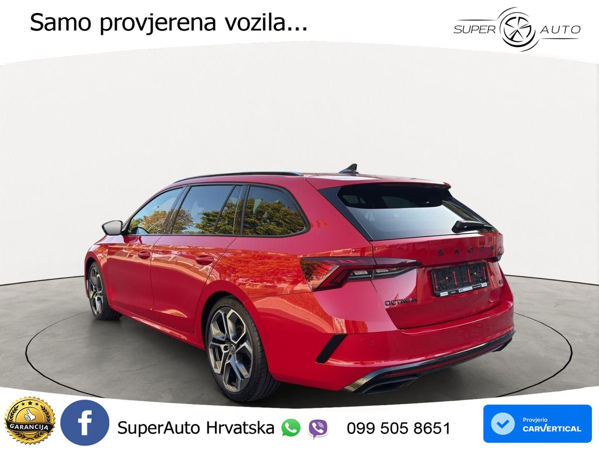 Škoda Octavia Combi RS 2.0 TDI (200 KS) DSG MATRIX+GR SJED+KAM