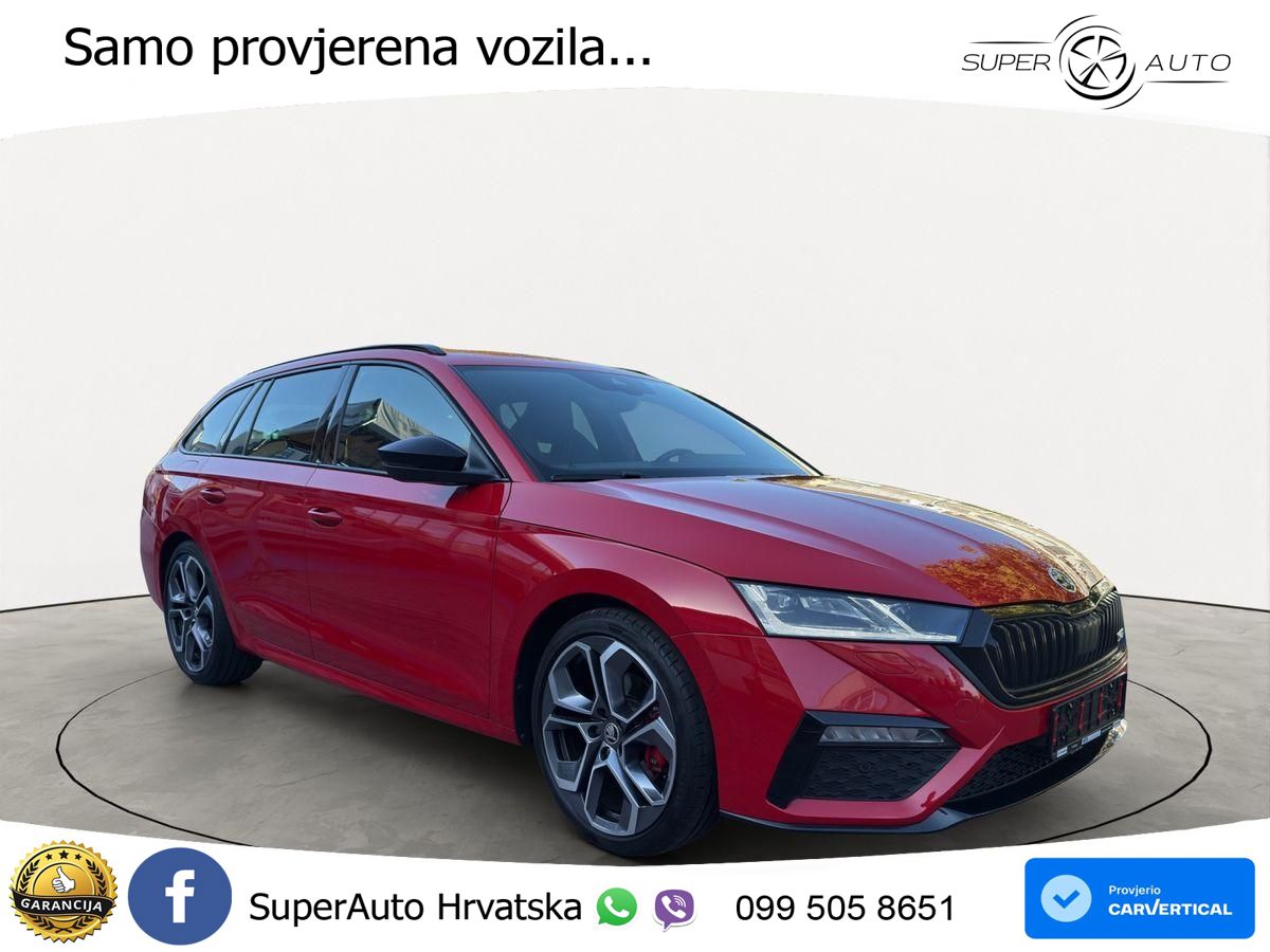 Škoda Octavia Combi RS 2.0 TDI (200 KS) DSG MATRIX+GR SJED+KAM