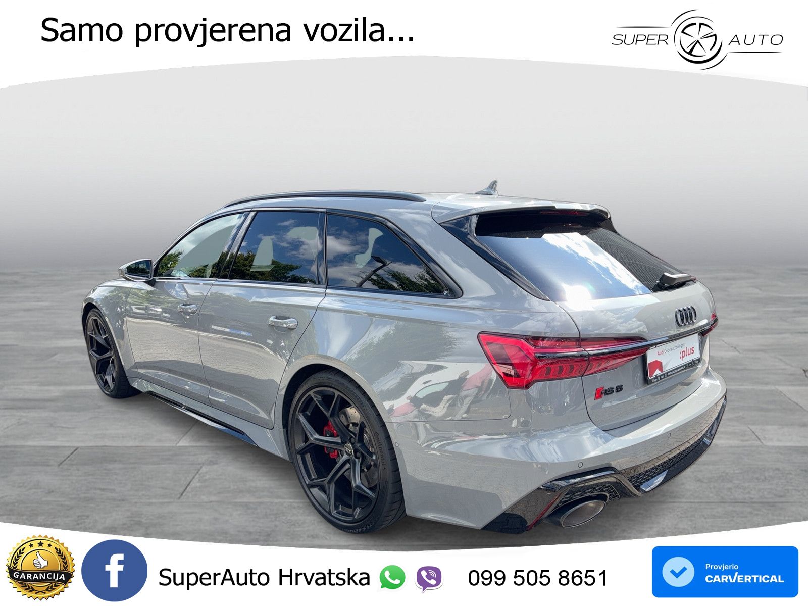 Audi RS6 Avant 4.0 TFSI V8 performance (630 KS)  quattro tiptronic advanced MATRIX+GR SJED+KAM