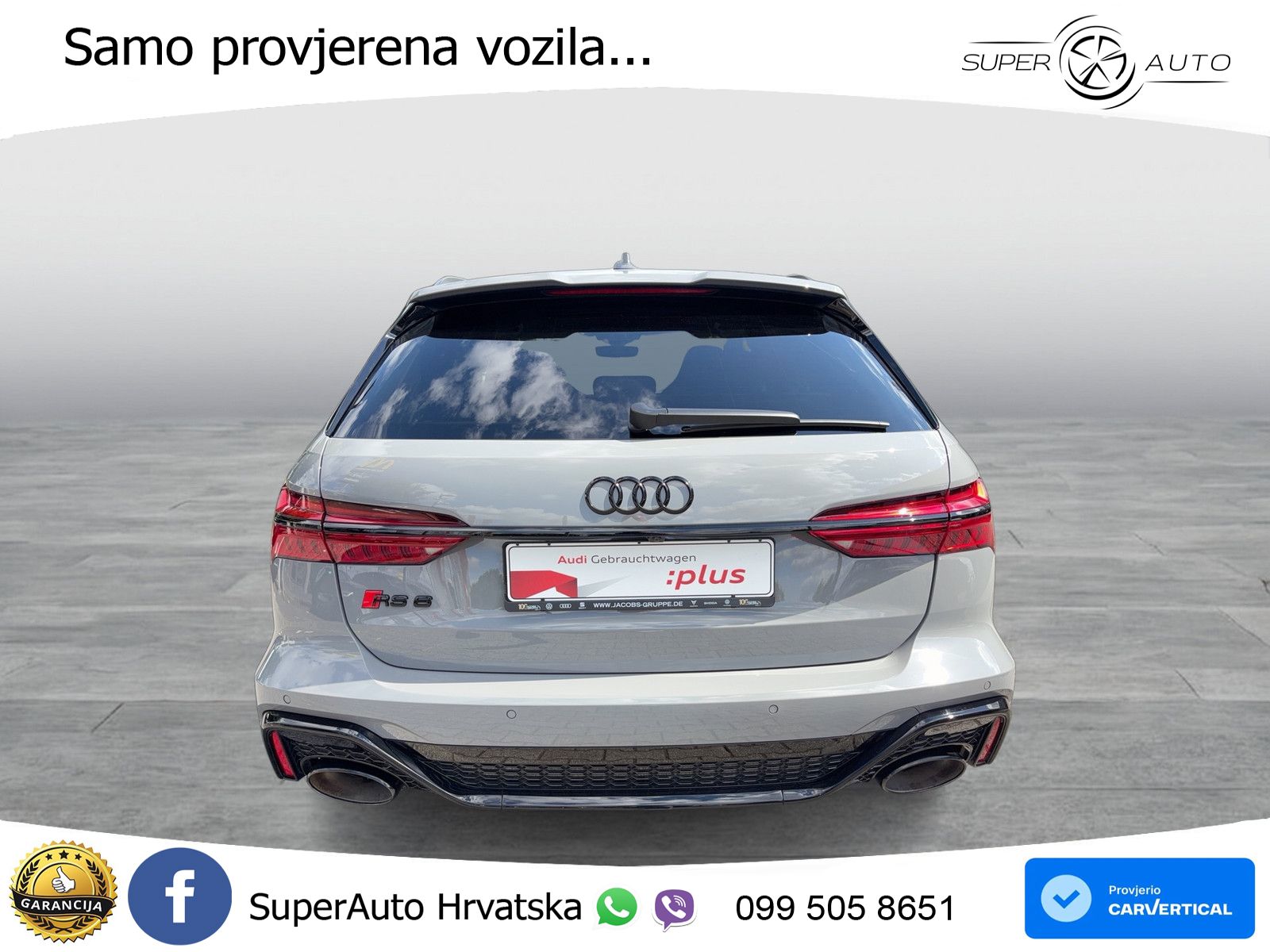 Audi RS6 Avant 4.0 TFSI V8 performance (630 KS)  quattro tiptronic advanced MATRIX+GR SJED+KAM