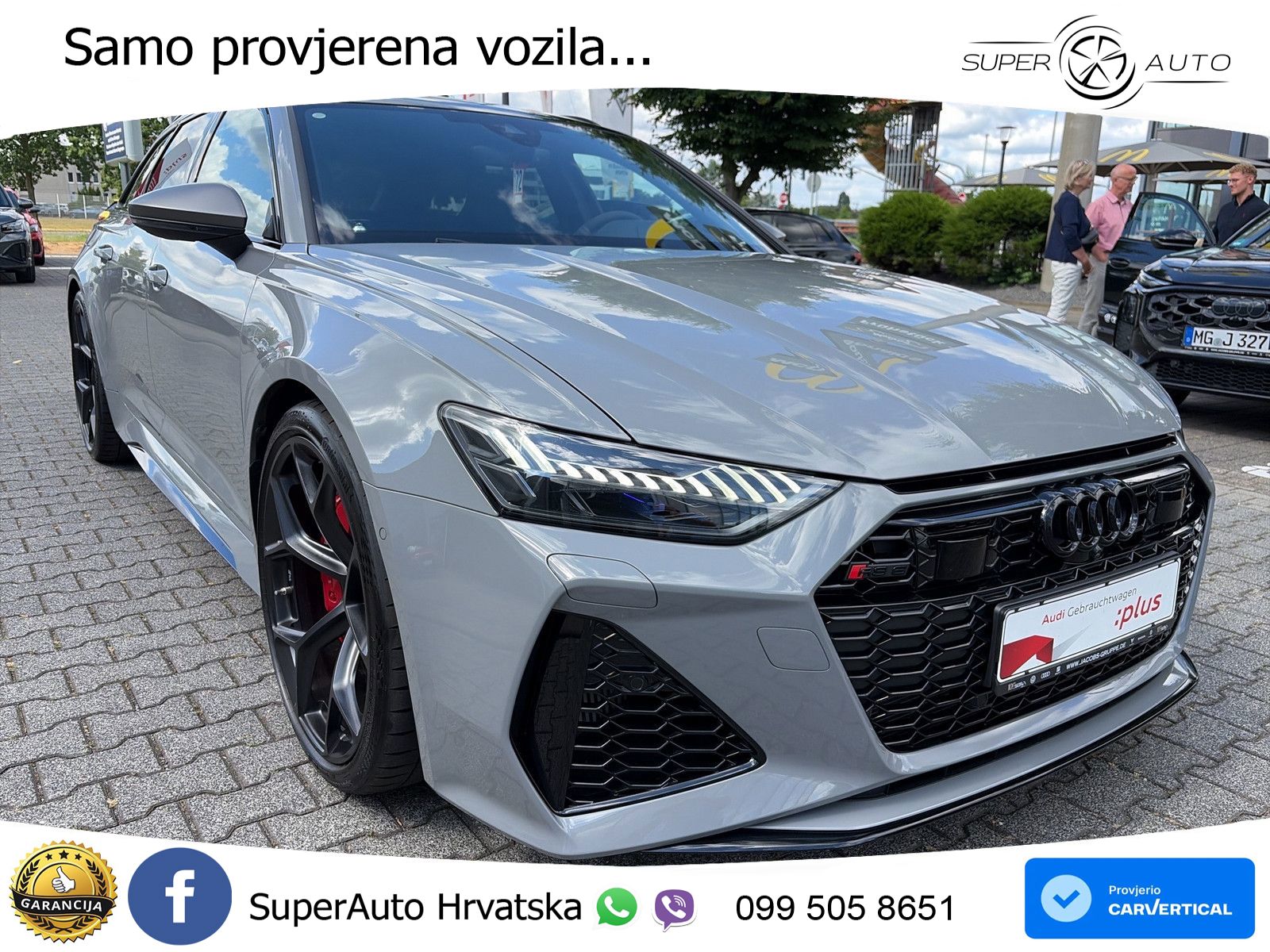 Audi RS6 Avant 4.0 TFSI V8 performance (630 KS)  quattro tiptronic advanced MATRIX+GR SJED+KAM