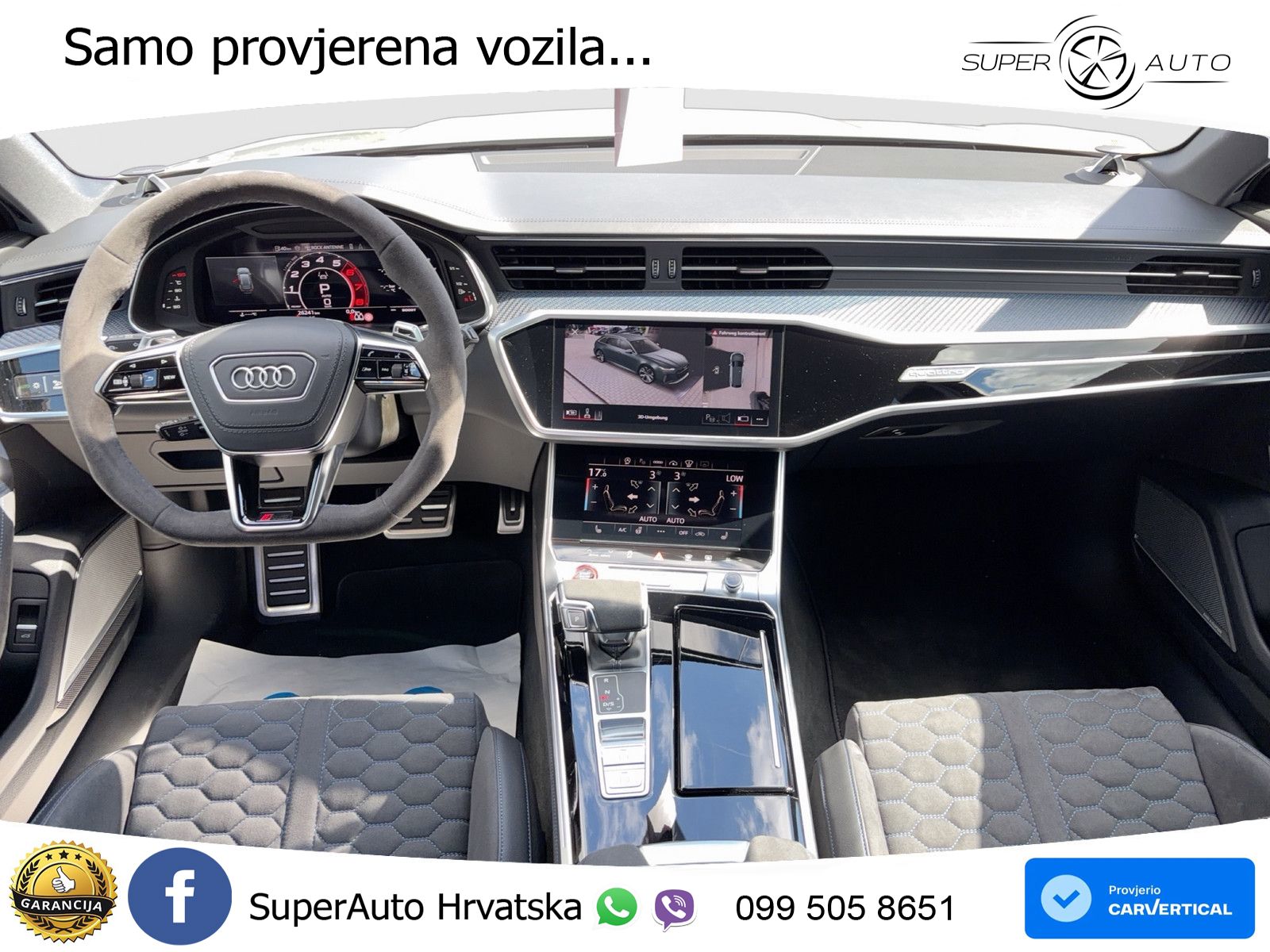 Audi RS6 Avant 4.0 TFSI V8 performance (630 KS)  quattro tiptronic advanced MATRIX+GR SJED+KAM
