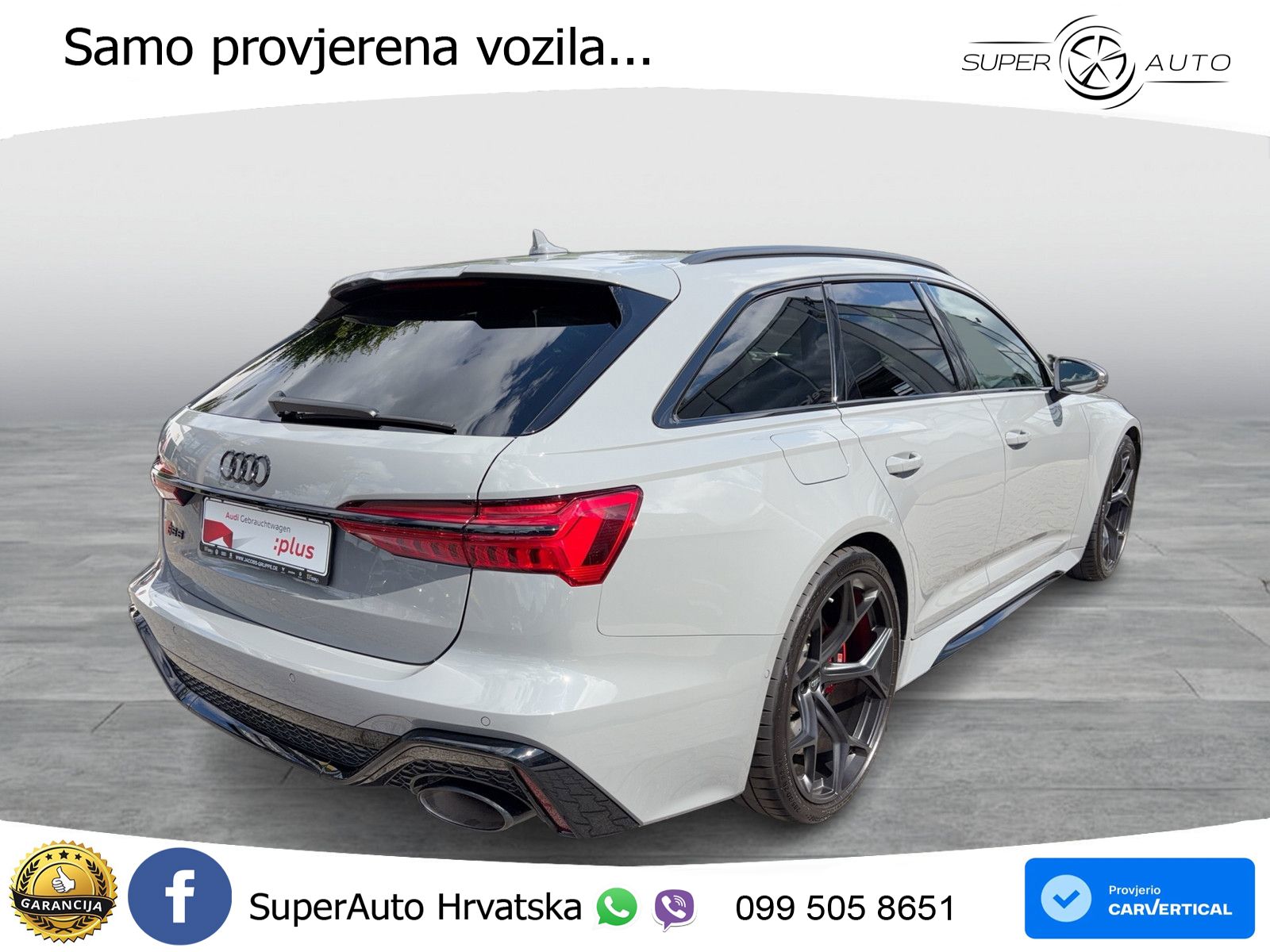 Audi RS6 Avant 4.0 TFSI V8 performance (630 KS)  quattro tiptronic advanced MATRIX+GR SJED+KAM