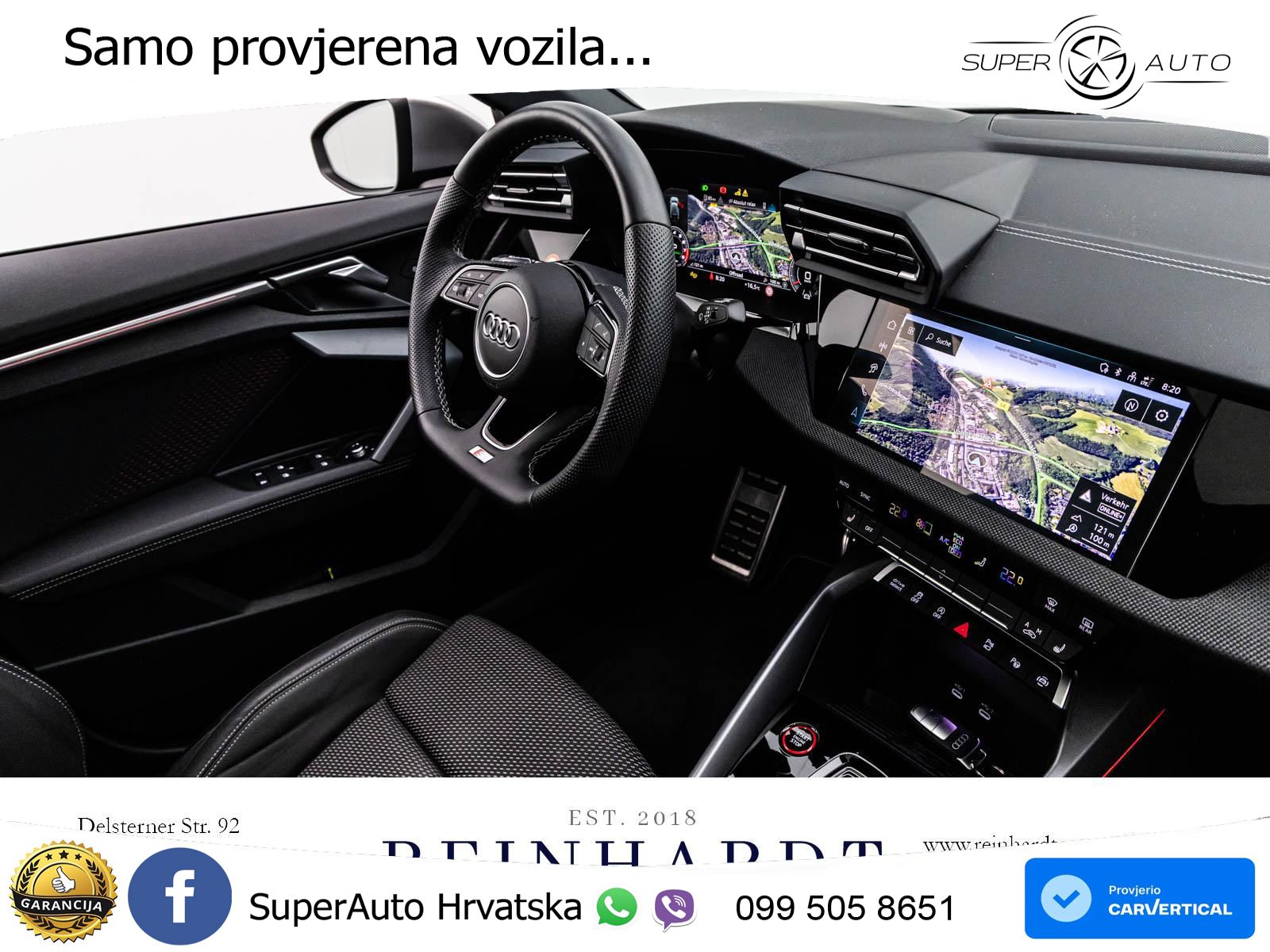 Audi S3 2.0 TFSI (333 KS) quattro S tronic MATRIX+GR SJED+KAM